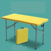 Foldable Table (Compact Case Table M-Yellow)