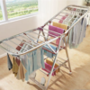Foldable Clothes Rack (Stainless Steel)