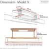 Dimension Chart- Model X