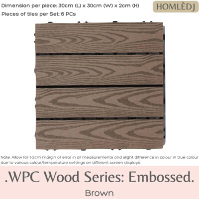 Wood: Embossed Brown